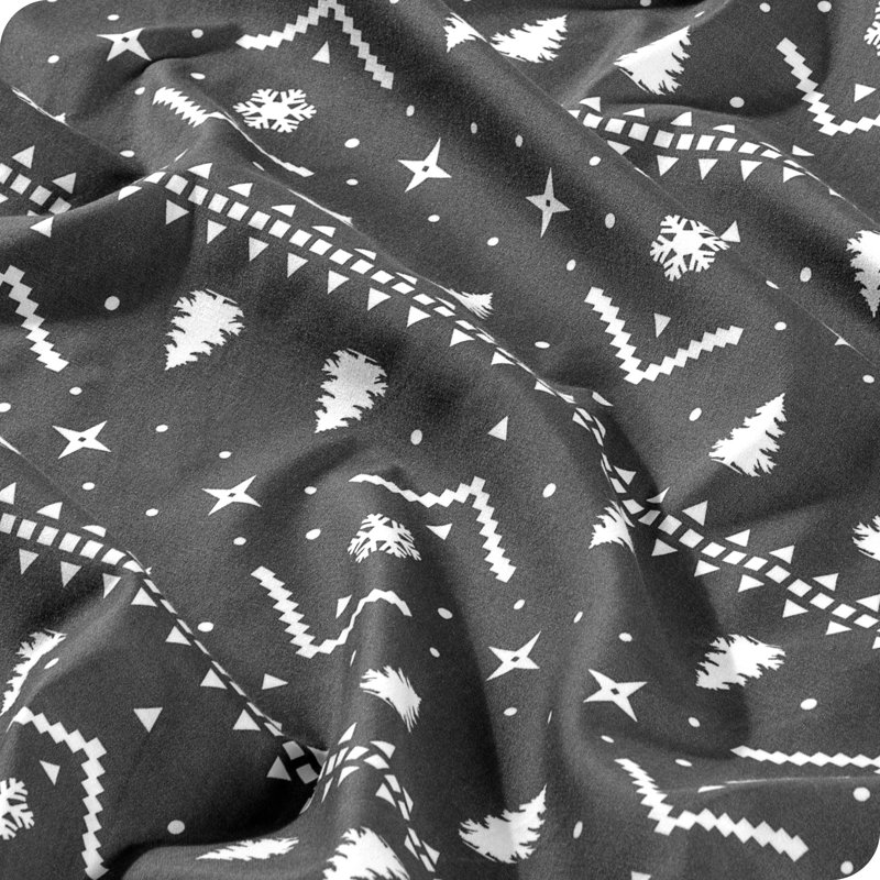Queen Winter Alpine Microfiber Deep Pocket Sheet Set