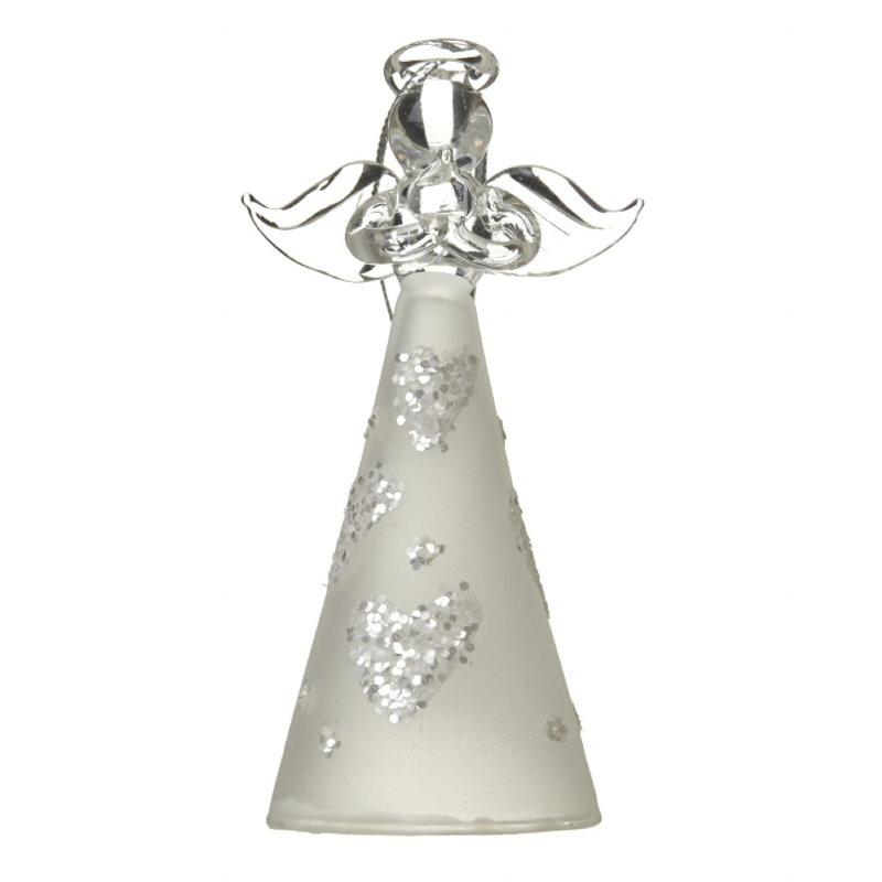 9cm Glass Hanging Figurine Ornament
