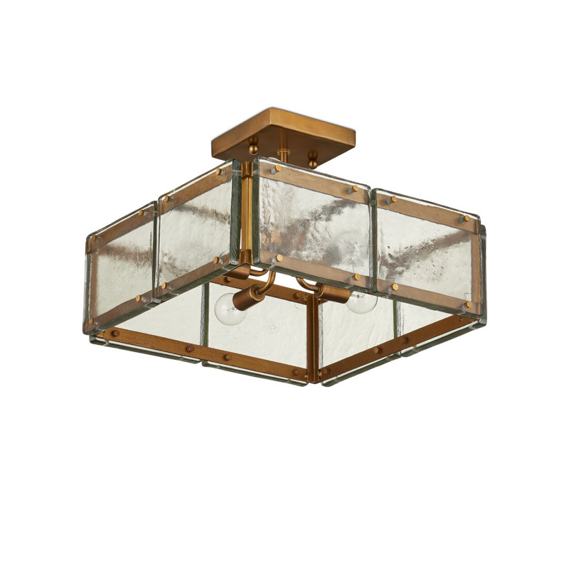 Countervail Square Semi-Flush Mount