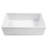 Austen Crisp White Fireclay Single Bowl Farmhouse Apron Front Undermount Kitchen Sink and Drain-92476260