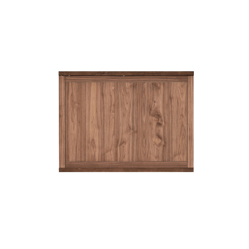 Table de salle à manger avec placage en noyer et rallonge de 47 po - charge rectangulaire de 100 lb avec un poids de 95,38 lb