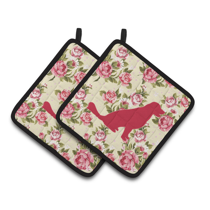 Red Barrel Studio® Floral Polyester Potholder
