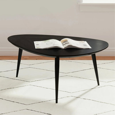 Triangular Solid Wood Coffee Table