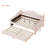 Teddy Fleece Full Upholstered Daybed with LED Lights and Trundle-1083262946