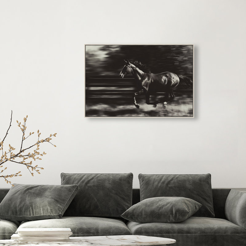 Velocity Unbound Print by Oliver Gal, 21"H x 31"W, Silver Floater Frame
