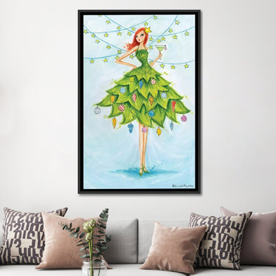 «Holiday Series: Merry Martini», reproduction d'art sur toile tendue