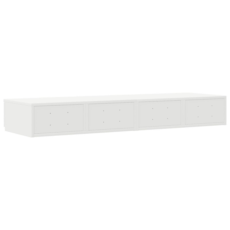 Underbed Storage Drawers, 16.5cm H x 120cm L x 36.5 W cm, White