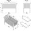 Banc d'extérieur en bois avec coussins Stamford Eucalyptus
