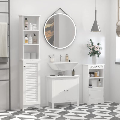 Neely Badezimmer Hochschrank Mit Höhenverstellbarem Regal