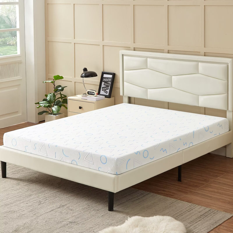 Medium Gel Memory Foam Mattress, Queen, 5"