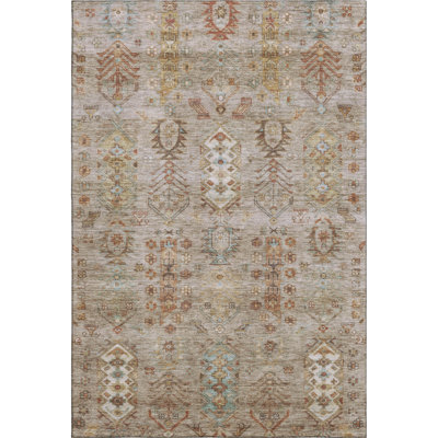 Premium Machine Washable Mayfield AMF2047 Global Rug