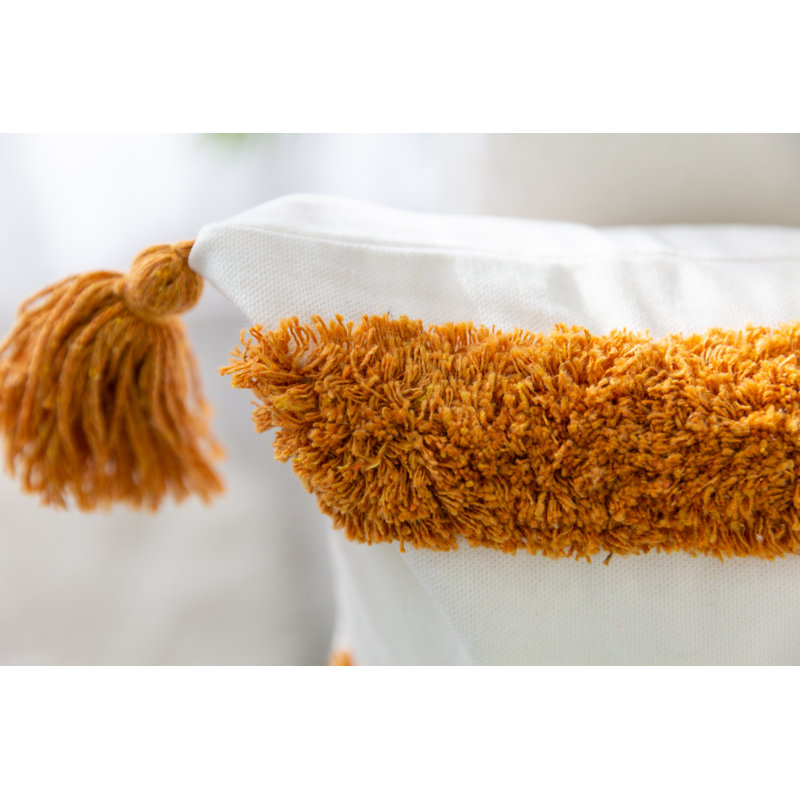 Housse de coussin Novel, Orange, Rectangulaire