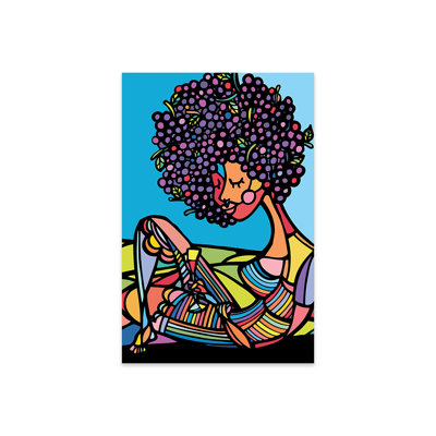 «Afro» par Ninhol - impression sans cadre