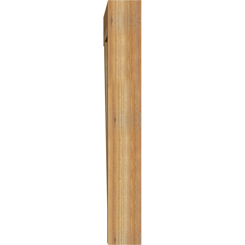 Support en bois / corbeau H 6 po x P 40 po, Cèdre rouge, H 44 po x l 6 po x P 40 po