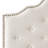 Fabric Headboard For Queen  Sized Rooms, Button With Chic Diamond Stitch Embellishment, Charming Nailhead Accents Ornament,-441880594-441880595
