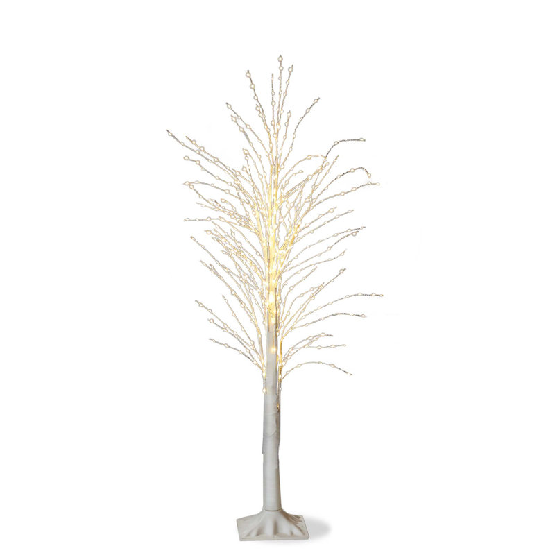 Twinkle Led Pine Tree 4Ft, White