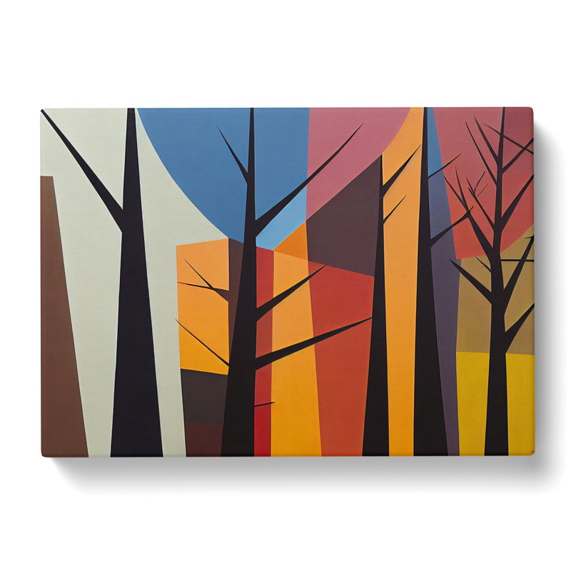 Brave Abstract Forest - Wrapped Canvas, 40cm H x 60cm W x 3cm D