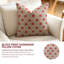 Coussin décoratif en lin à motif de blocs de lin et de lit Fabajine-1722629985
