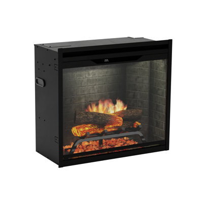 Dimplex Revillusion Electric Firebox Neutral Brick Background
