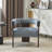 Melanney Modern Upholstered Fabric Accent Armchair-1221067312