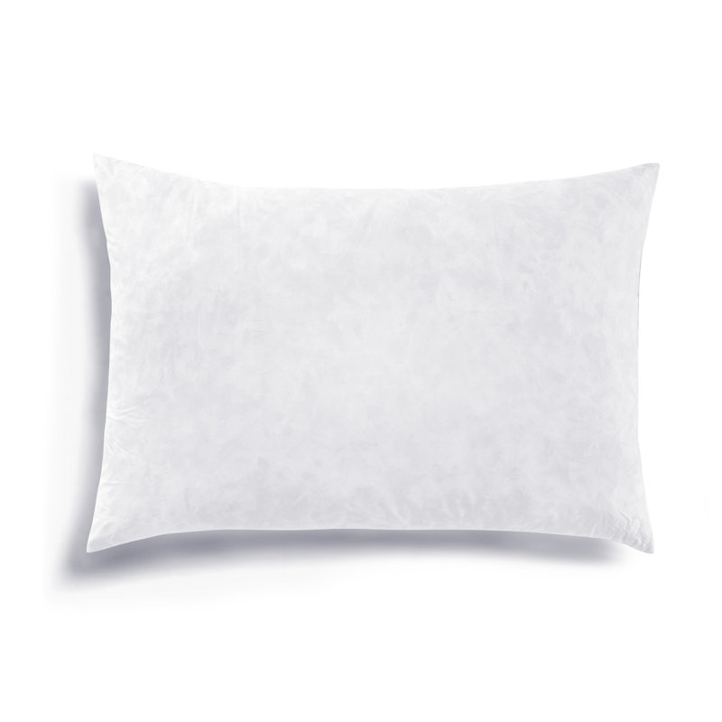 Coussin en duvet de coton, H 13 po x l 21 po