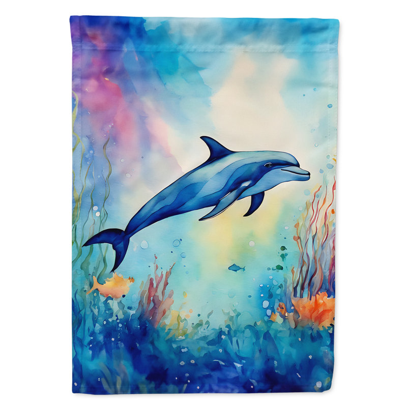 Drapeau du jardin des dauphins