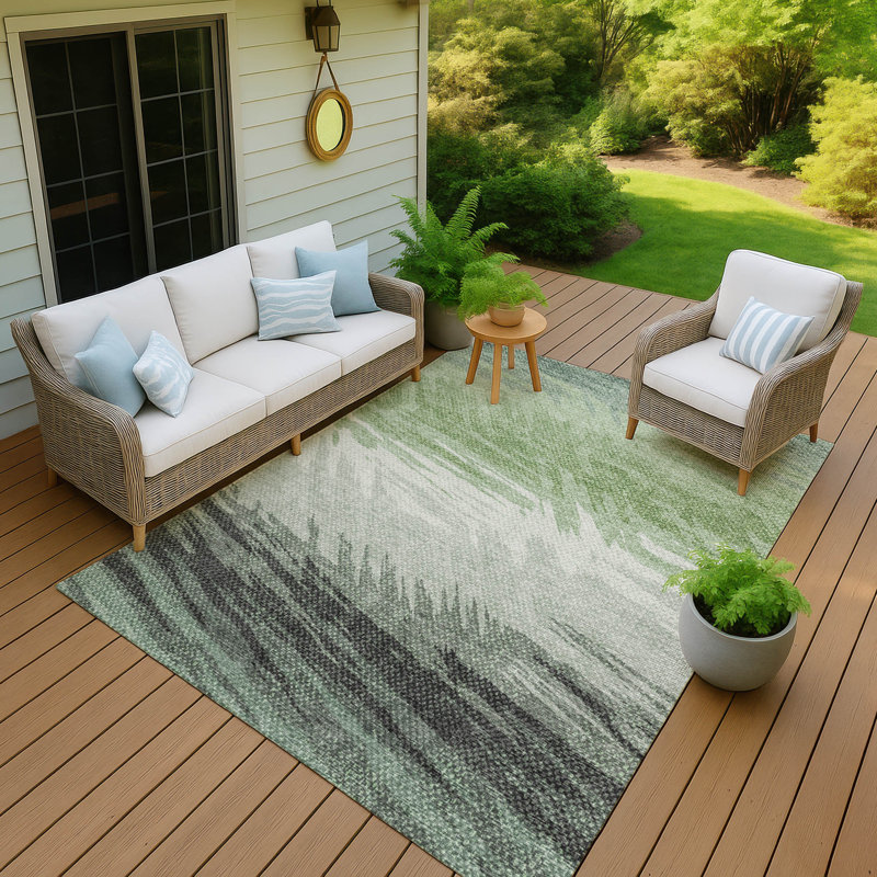 Tapis intérieur / extérieur lavable à la machine Jenning ACN2272, Rectangle 9 pi x 12 pi