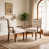 Beige, noyer - Accoudoirs