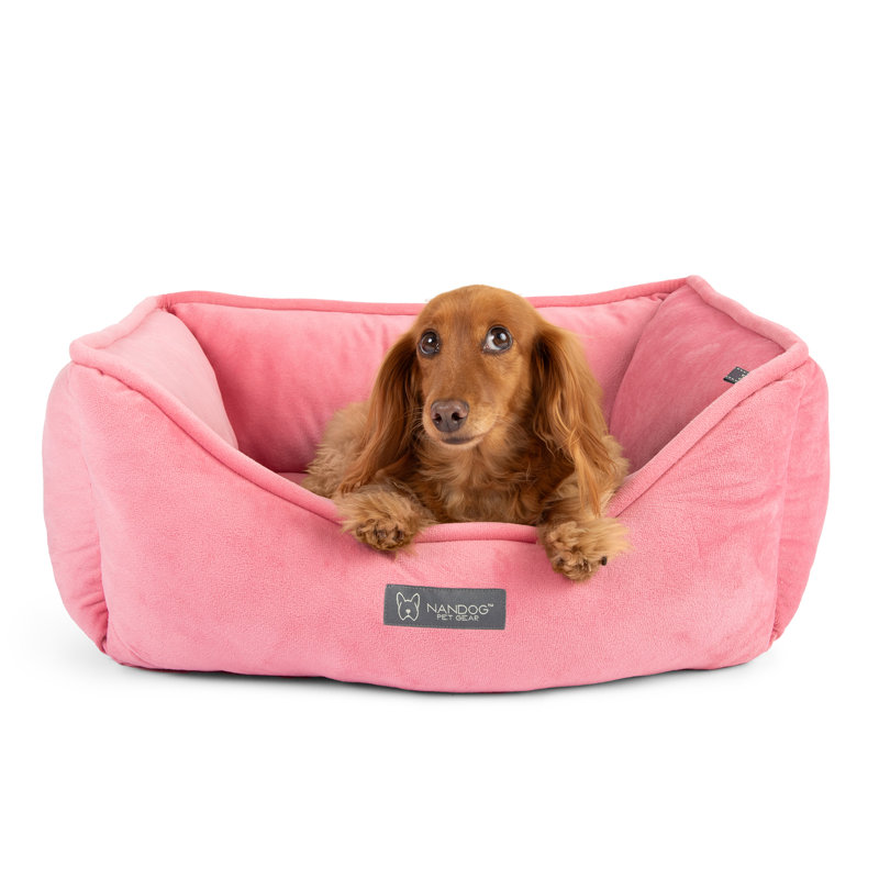 Reversible Dog Bed in Pink - Small, Small, Pink