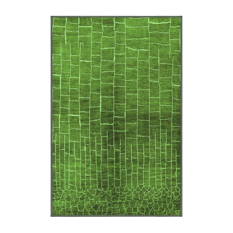 Tapis verts Mid-Century 1229, Rectangle 2 pi x 3 pi