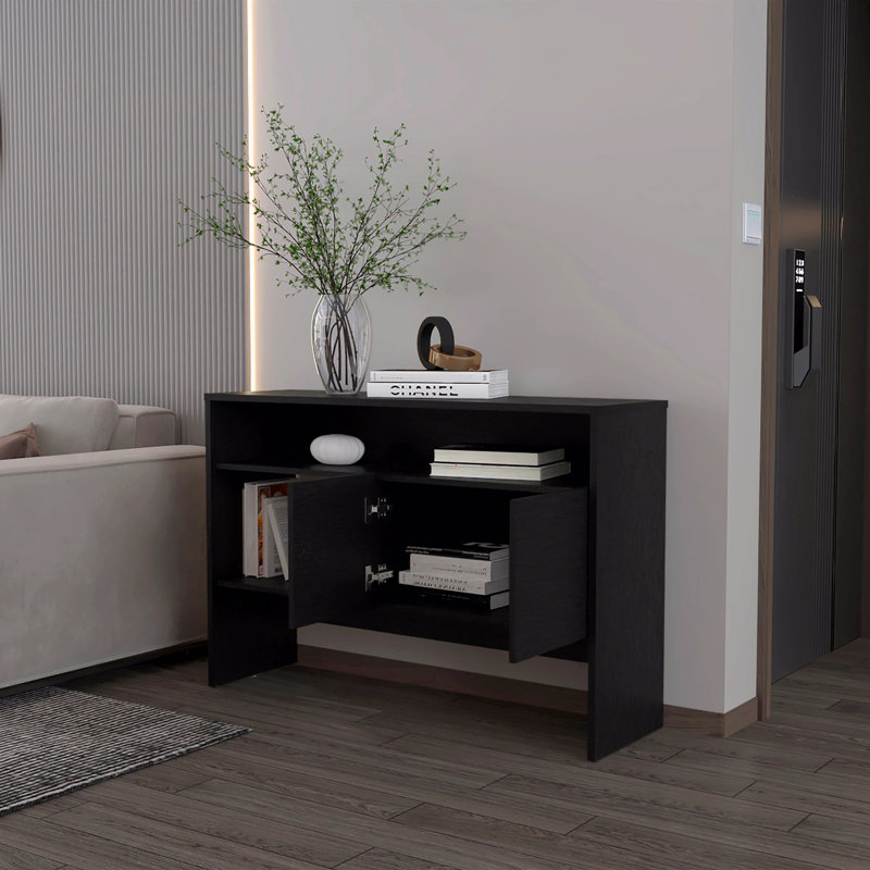 Console avec deux portes