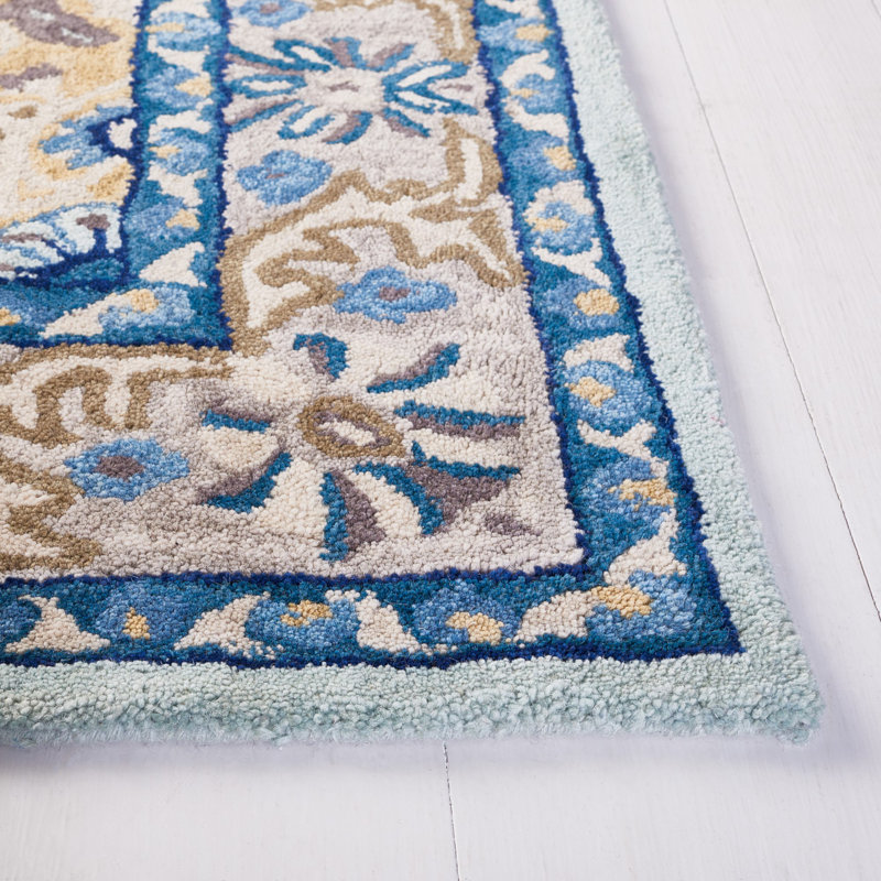 Rafael Hand Tufted Wool Oriental Rug, Rectangle 5' x 8'