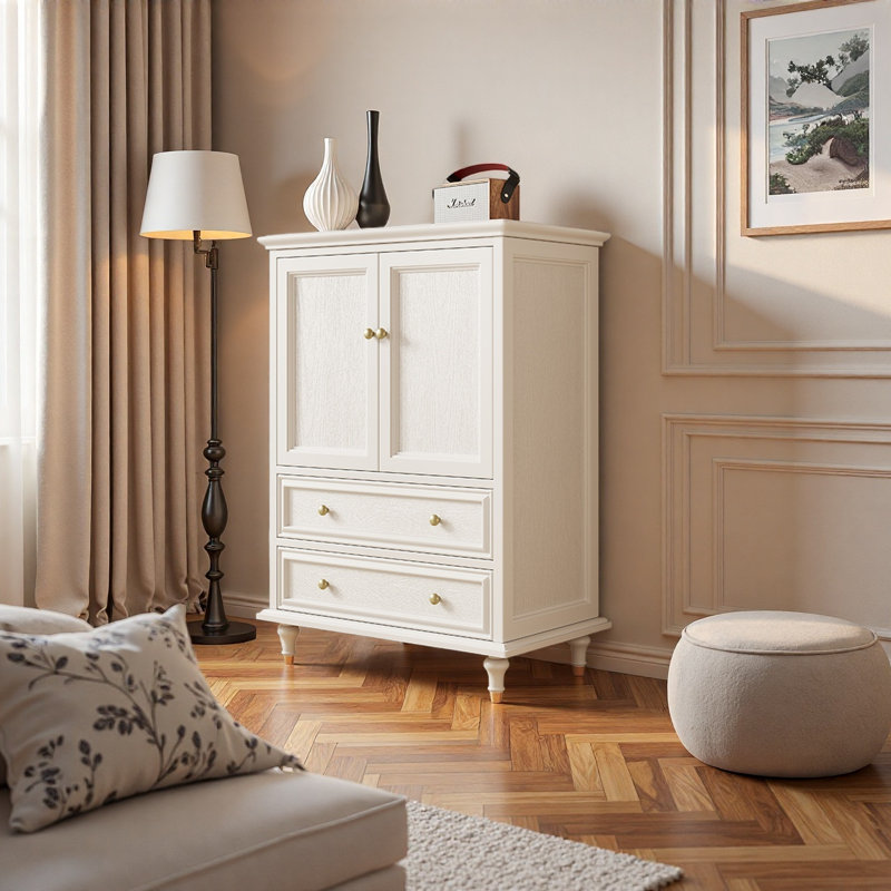 Grande armoire de rangement dans le salon, Ivoire ivoire