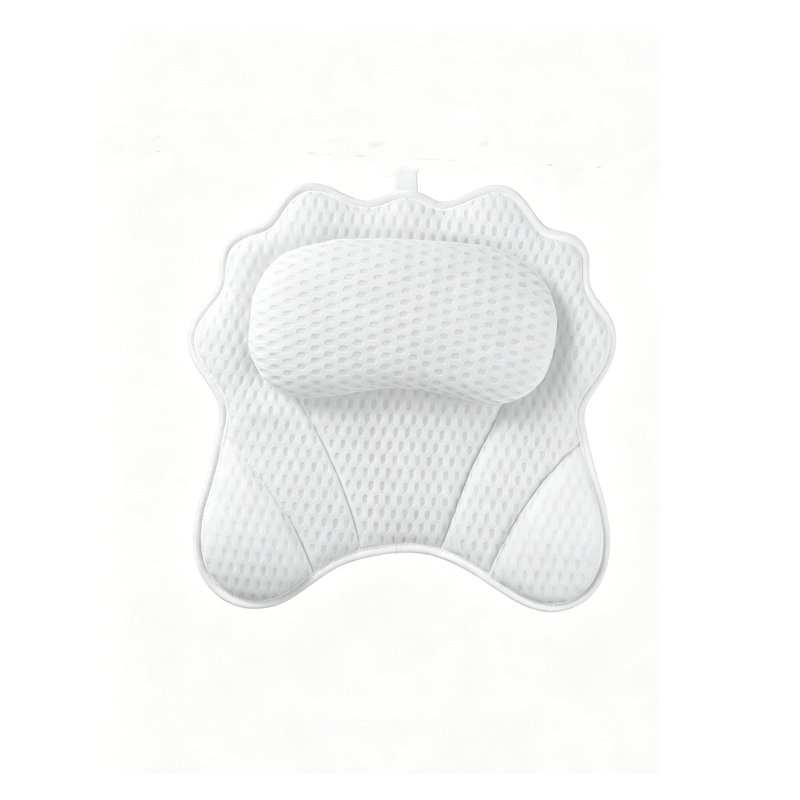 Suction Bath Pillow, White