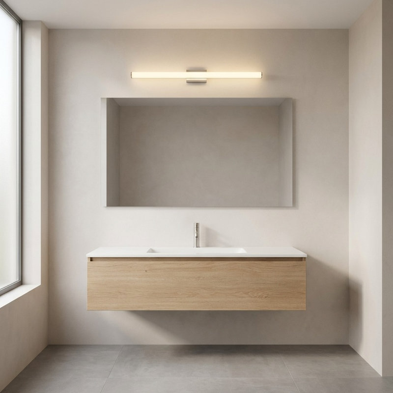 Cavitt LED Vanity, Brushed Nickel, 3" H x 30" W x 3.1" D