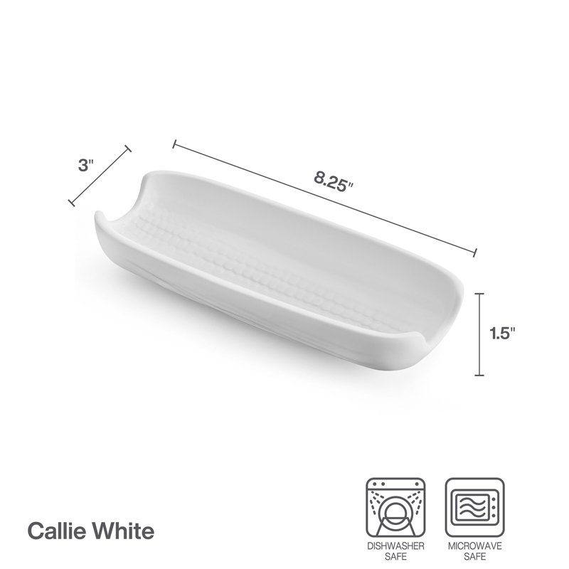 Pfaltzgraff Callie Stoneware Corn Dishes, White