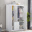 Rangement à vêtements autoportant 74 po 3 portes