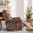 39.4" W Velvet Super Soft Oversize Power Lift Assist Recliner Chair With Massage And HeatMassage Heating & Dual Hidden Cup Holders & USB-93688231