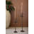  Forged Rustic Brass Deer Candle Holders Set of 2, 17" H