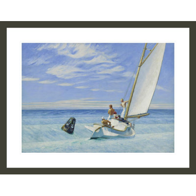 «Ground Swell» par Edward Hopper - impression giclée sur cadre