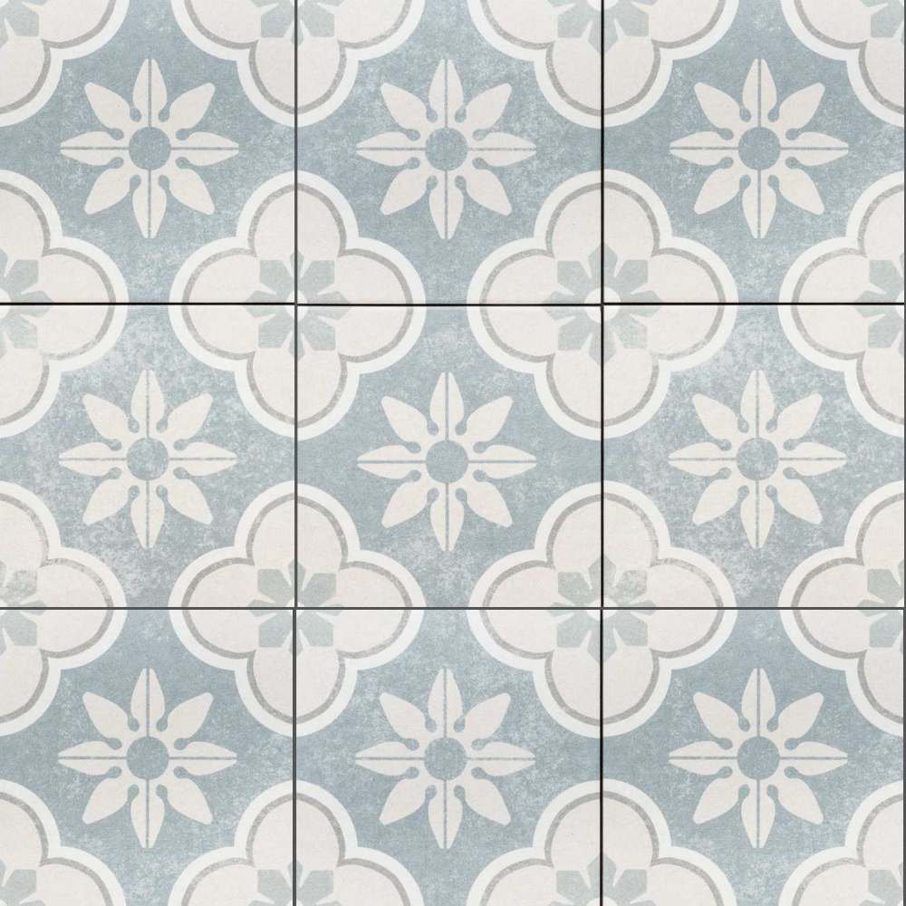 Oheka 6" x 6" Porcelain Patterned Wall & Floor Tile The Tile Life