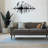 Stylish Black Decorative Metal Wall Accessory, 27.2 x 14.6 inches | 100% Metal, Thickness: 0.05 inches | Perfect for Home Décor, Modern Art Accent for Living Room, Office, or Gallery Wall