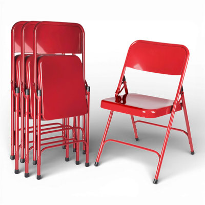 Bernadine Stackable Folding Chair Set of 4