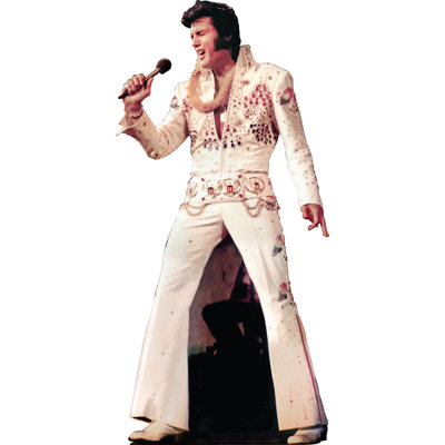 70'' Elvis Hawaii Cardboard Cutout Standee