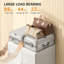 Commode blanche, garde-robe avec rangement
