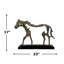 Sculpture de cheval en aluminium faite à la main Kaamil
