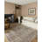 Jules Oriental Power Loomed Polyester Area Rug in Ink / Terracotta-75106866