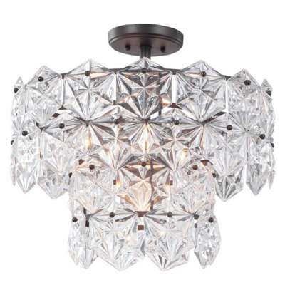 Lustre rond clair
