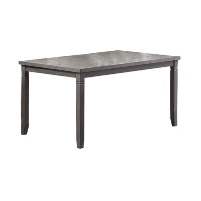 60.4" W 6-PCS DINING SET, GREY
