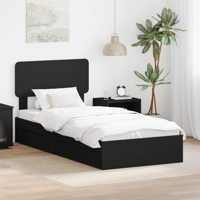 Bed, Small Single (2'6), Black